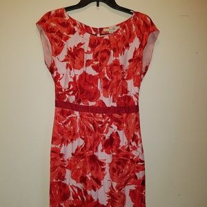 Boden Floral Silk Blend Dress US Size 6